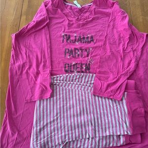 Cacique Pink and Gray Sleepwear